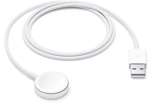 Apple MW6A3ZM/A oplader voor mobiele apparatuur Hoofdtelefoons, Smartwatch Wit USB Binnen