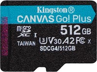 Kingston Technology 512GB microSDXC Canvas Go! Plus Gen4 200MB/s A2 U3 V30 kaart + adapter-2