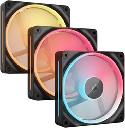 Corsair iCUE LINK LX120-R RGB Computer behuizing Ventilator 12 cm Zwart 3 stuk(s)