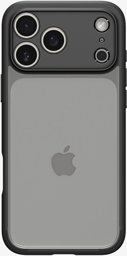Spigen iPh 17 Pro UltHyb Mt Black mobiele telefoon behuizingen Hoes