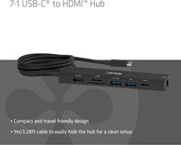 CLUB3D 7-1 USB-C® naar HDMI™-hub-2