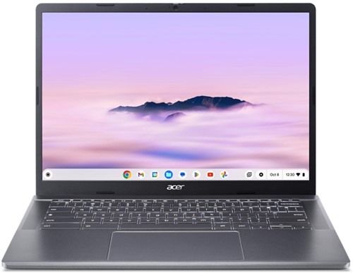 Acer Chromebook Plus 514 CBE574-1-R8DP AMD Ryzen™ 5 7520C 35,6 cm (14") WUXGA 8 GB LPDDR5x-SDRAM 128 GB SSD Wi-Fi 6E (802.11ax) ChromeOS Grijs
