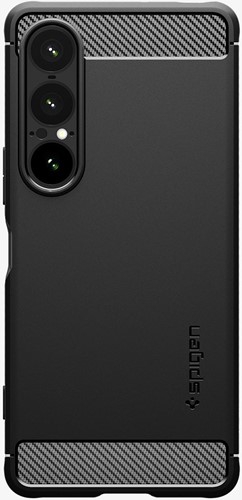 Spigen Rugged Armor mobiele telefoon behuizingen 16,5 cm (6.5") Hoes Zwart