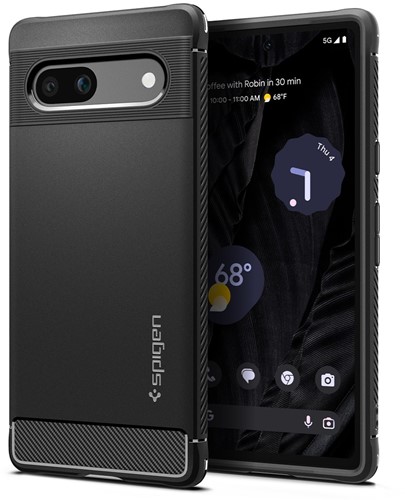 Spigen Rugged Armor mobiele telefoon behuizingen 15,5 cm (6.1") Hoes Zwart