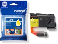 Brother LC521Y inktcartridge 1 stuk(s) Origineel Geel-3