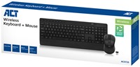 ACT Draadloos toetsenbord en muisbundel (Qwerty), stille klik, milieuvriendelijk, gemaakt van gerecycled materiaal-2