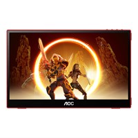AOC 16G3 computer monitor 39,6 cm (15.6") 1920 x 1080 Pixels Zwart, Rood-2