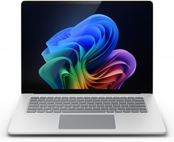 Microsoft Surface Laptop 8 Copilot+ PC Intel Core Ultra X7 368H 38,1 cm (15") Touchscreen 32 GB LPDDR5x-SDRAM 512 GB SSD Wi-Fi 7 (802.11be) Windows 11 Pro Platina