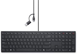 DELL KB525C toetsenbord Kantoor USB QWERTY US International Zwart