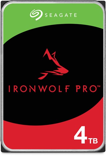 Seagate IronWolf Pro ST4000NT001 4 PACK interne harde schijf 3.5" 4 TB SATA III