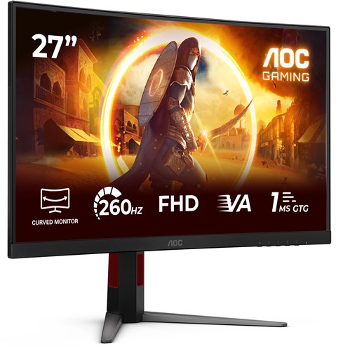 AOC G4 C27G4Z2 computer monitor 68,6 cm (27") 1920 x 1080 Pixels Full HD LCD Zwart, Rood-2