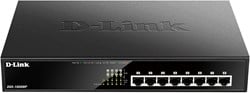 D-Link DGS-1008MP netwerk-switch Unmanaged Gigabit Ethernet (10/100/1000) Power over Ethernet (PoE) 1U Zwart