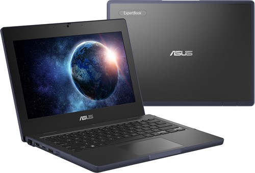 ASUS BR1104CGA-N00032XA Laptop 29,5 cm (11.6") HD Intel® N N100 8 GB LPDDR5-SDRAM 128 GB Flash Wi-Fi 6 (802.11ax) Windows 11 Pro Education Zwart, Grijs