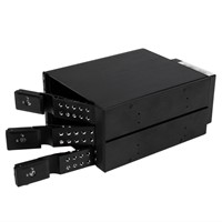 StarTech.com 3-bay Aluminium Trayless Hot Swap Mobile Rack Backplane voor 3,5 inch SAS II/SATA III - 6 Gbps HDD-2