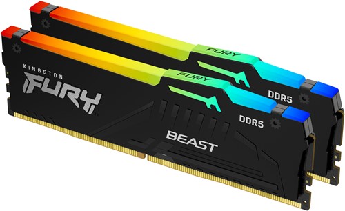 Kingston Technology FURY Beast 64GB 5200MT/s DDR5 CL40 DIMM (set van 2) RGB