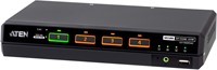 ATEN 4-poorts USB 5K DisplayPort/HDMI universele beveiligde KVM-switch met CAC (PSD PP v4.0-compatibel)
