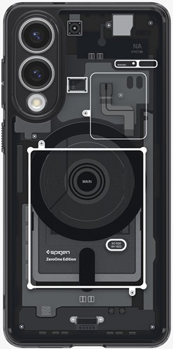 Spigen Ultra Hybrid Zero One (MagFit) mobiele telefoon behuizingen 17 cm (6.7") Hoes Zwart