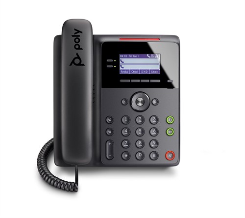 POLY Edge B20 IP telefoon Zwart 2 regels LCD
