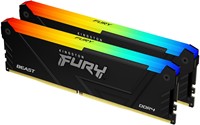Kingston Technology FURY Beast 16GB 3200MT/s DDR4 CL16 DIMM (Sets van 2) RGB