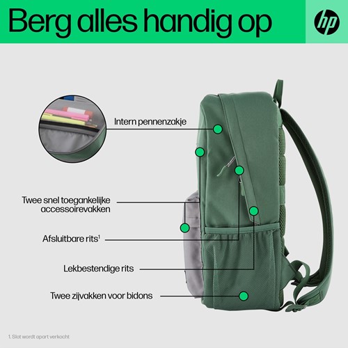 HP Campus Backpack, groen