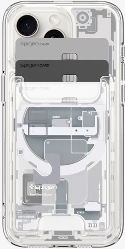 Spigen MagSafe Card Holder Transparant