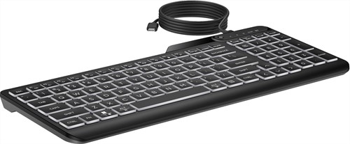 HP 400 backlit toetsenbord met kabel-3