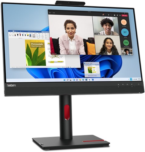Lenovo ThinkCentre Tiny-In-One 24 LED display 60,5 cm (23.8") 1920 x 1080 Pixels Full HD Zwart