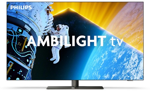 Philips 48OLED849/12 tv 121,9 cm (48") 4K Ultra HD Smart TV Wifi Zwart, Chroom