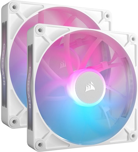 Corsair iCUE LINK RX140 RGB Computer behuizing Ventilator 14 cm Wit 2 stuk(s)