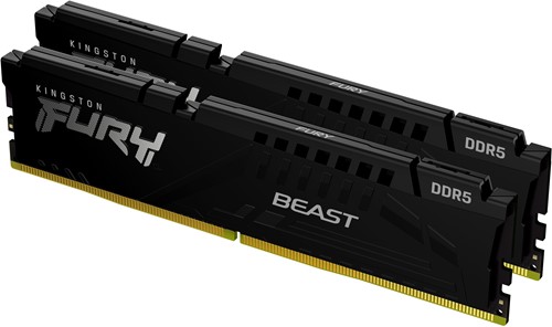 Kingston Technology FURY Beast 32GB 6000MT/s DDR5 CL30 DIMM (Kit of 2) Black XMP