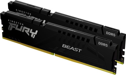 Kingston Technology FURY Beast 64GB 6000MT/s DDR5 CL30 DIMM (Kit of 2) Black EXPO