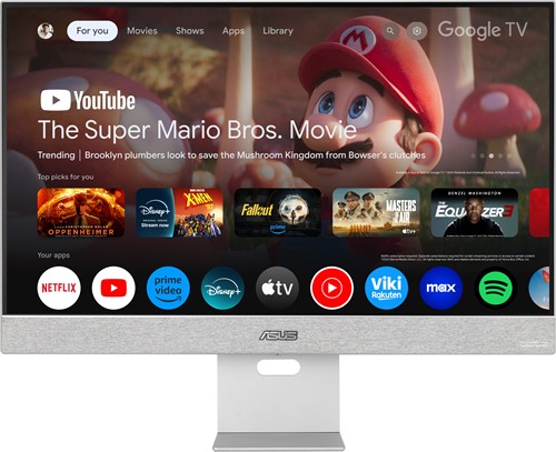 ASUS ZenScreen Smart Monitor MS27UC computer monitor 68,6 cm (27") 3840 x 2160 Pixels 4K Ultra HD LCD Grijs
