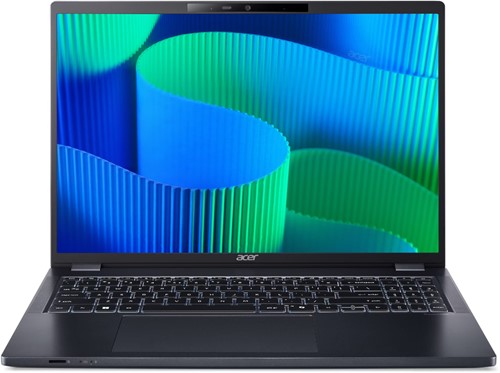 Acer TravelMate P4 16 TMP416-53-TCO-54ZJ Intel Core Ultra 5 125U Laptop 40,6 cm (16") WUXGA 32 GB DDR5-SDRAM 512 GB SSD Wi-Fi 6E (802.11ax) Windows 11 Pro Blauw