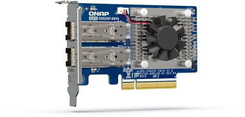 QNAP QXG-25G2SF-E810 netwerkkaart Intern Fiber 25000 Mbit/s