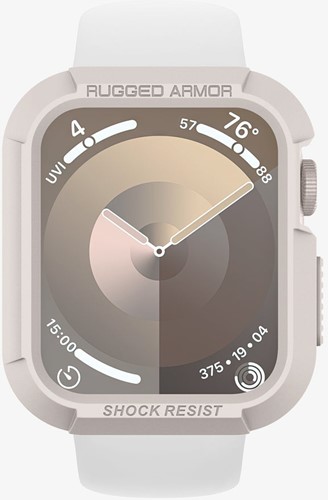 Spigen Rugged Armor Opbergtas Beige Thermoplastic polyurethaan (TPU)