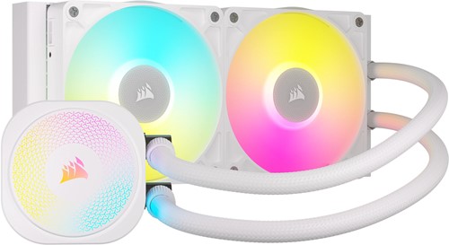 Corsair iCUE LINK TITAN RX RGB Processor Alles-in-één vloeistofkoeler 12 cm Wit 1 stuk(s)