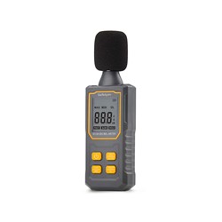 StarTech.com Draagbare Digitale Decibelmeter met Groot LCD Scherm, DB/Geluidsmeter voor Serverruimte/Bureau, Audio Monitor, 30-130dBA Bereik, Nauwkeurige Min/Max Metingen