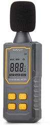 StarTech.com Draagbare Digitale Decibelmeter met Groot LCD Scherm, DB/Geluidsmeter voor Serverruimte/Bureau, Audio Monitor, 30-130dBA Bereik, Nauwkeurige Min/Max Metingen
