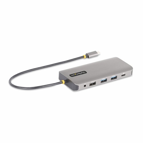 StarTech.com USB-C Triple Monitor Multiport Adapter, 5Gbps, Dual 4K 60Hz + 4K 30Hz HDMI & DisplayPort, 4-Port USB Hub, 100W PD Pass-Through, GbE, SD/MicroSD Kaartlezers-2