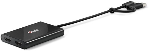 CLUB3D CSV-1475 video splitter USB Type-C 2x HDMI