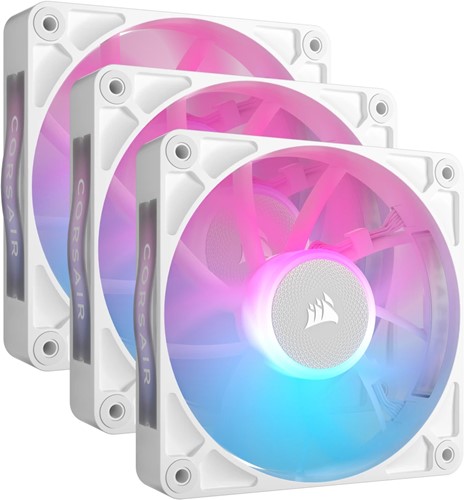 Corsair iCUE LINK RX120 RGB Computer behuizing Ventilator 12 cm Wit 3 stuk(s)