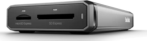 SanDisk PRO-READER geheugenkaartlezer USB 3.2 Gen 2 (3.1 Gen 2) Type-C Zwart, Grijs