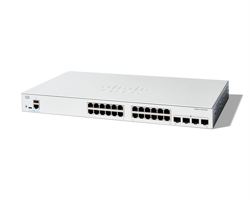 Cisco C1300-24T-4G netwerk-switch Managed L2/L3 Gigabit Ethernet (10/100/1000) Wit