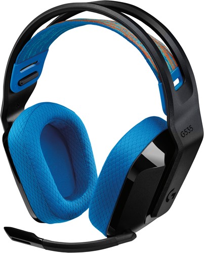 Logitech G G535 Headset Draadloos Hoofdband Gamen Zwart, Blauw