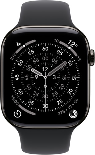 Apple Watch Series 11 OLED 42 mm Digitaal 374 x 446 Pixels Touchscreen 5G Titanium Wifi GPS-2