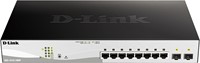 D-Link DGS-1210-10MP Managed L2 Gigabit Ethernet (10/100/1000) Power over Ethernet (PoE) Zwart, Grijs