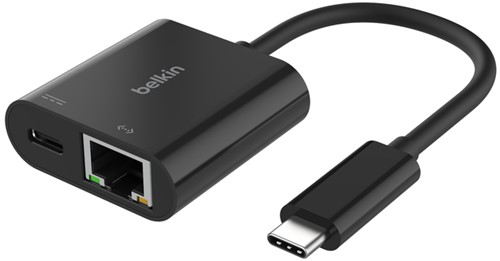 Belkin INC019BTBK laptop dock & poortreplicator Bedraad USB 3.2 Gen 1 (3.1 Gen 1) Type-C Zwart