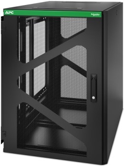 APC NetShelter WX AR118SM 18U/HE, 19inch Wandpatchkast, Geschikt voor muurbevestiging, 800MM diep, Gemonteerd
