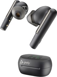 POLY Voyager Free 60+ UC M Carbon Black Earbuds + BT700 USB-A-adapter + oplaadcase met touchscreen