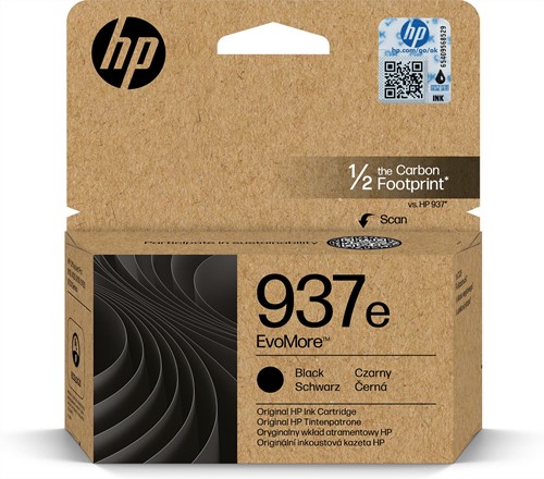 HP 937e EvoMore originele zwarte inktcartridge
